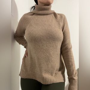 J.crew wool alpaca blend turtleneck sweater